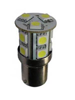 Светодиодная лампа для замены А12-10. В основе - 13 LED 5050