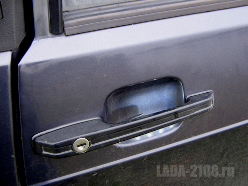 Подсветка ручек дверей снаружи для LADA Samara днём