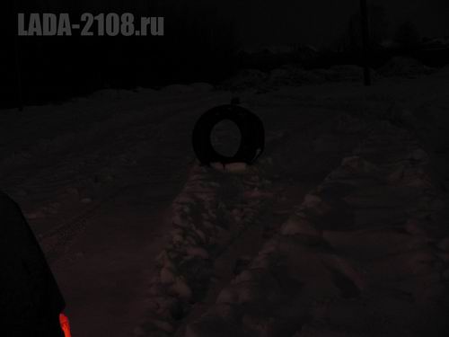 Свет заднего хода от штатной лампы 21 Вт.