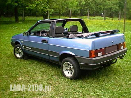 Кабриолет LADA Samara с дугой безопасности